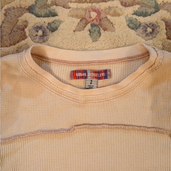 Urban Outfitters Ribbed Pink Long Sleeve Top - Picture 3 of 4